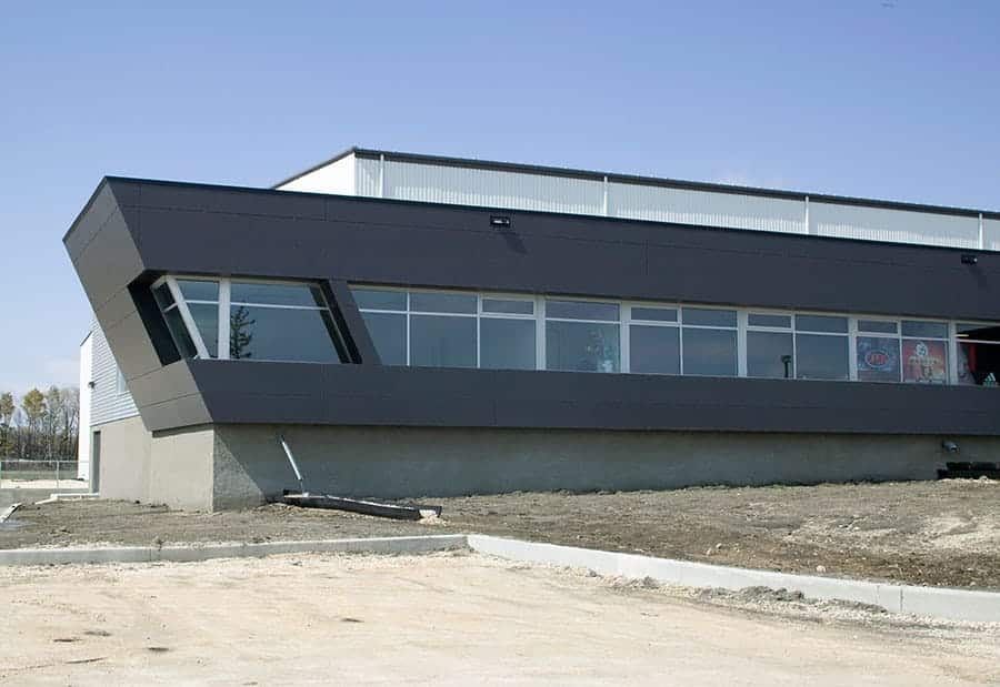 crane steel soccer facility