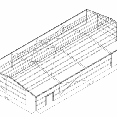 50x100 metal building kit
