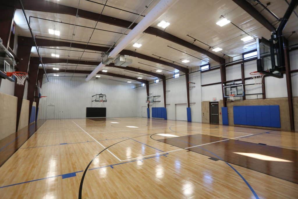 basketball gym construction