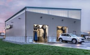 car wash building design