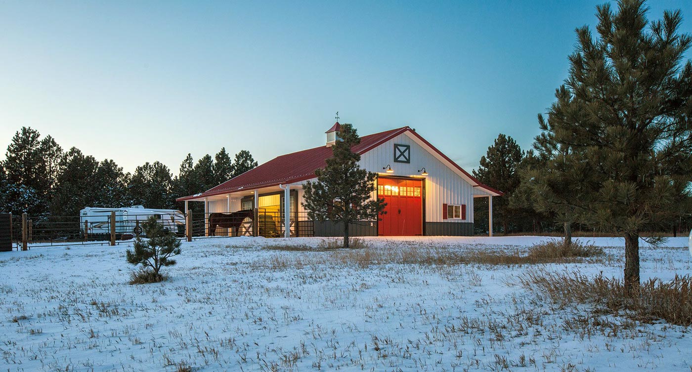 Equine barn