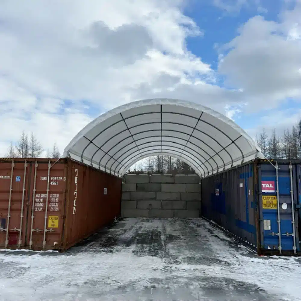 shipping container as shelter
