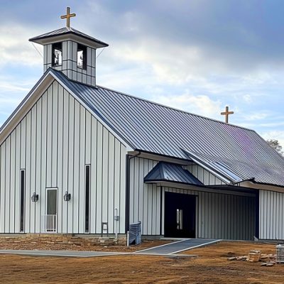 steel church building kits
